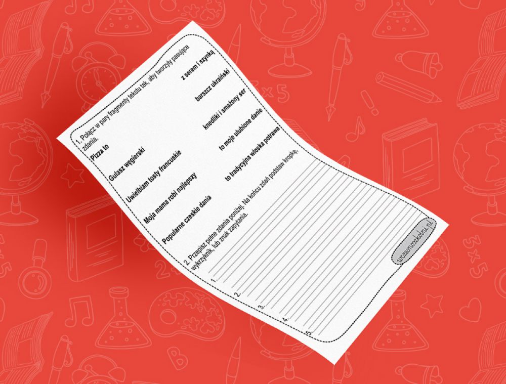 Zdania Złożone Podrzędnie Karta Pracy Podzielone zdania - karta pracy. Pobierz nową kartę pracy w PDF