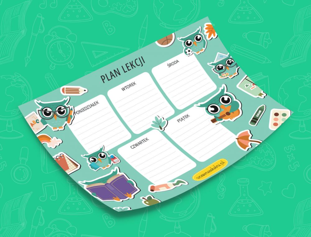 Pg3 W Stg Plan Lekcji wczesnoszkolni.pl