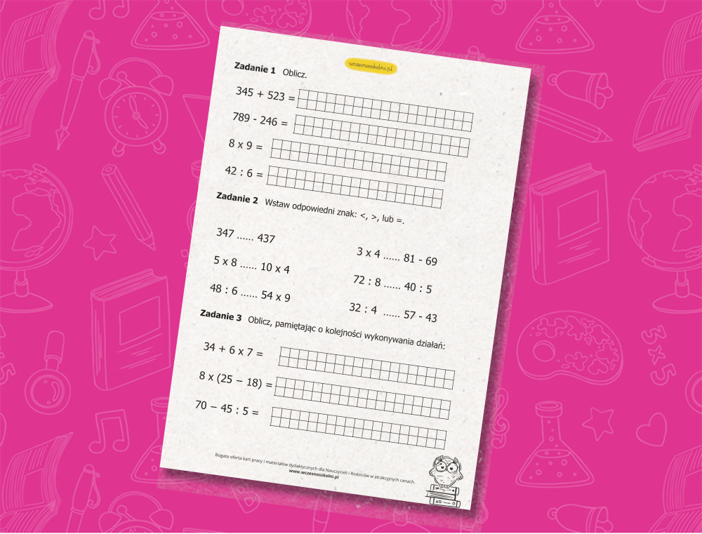 Sprawdzian Z Polskiego Dla Klasy 3 wczesnoszkolni.pl