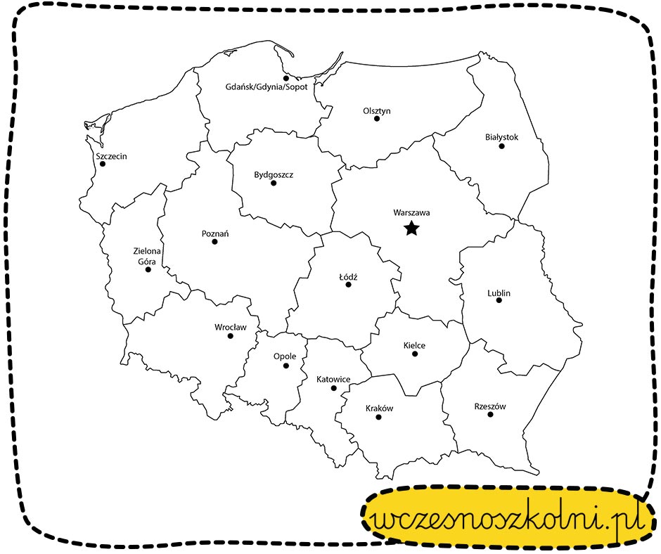 Kontury Polski Do Wydrukowania A4 Kolorowanki Mapa Polski Do Pobrania I Drukowania Dla - vrogue.co